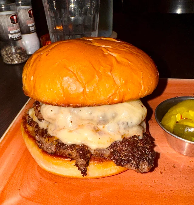 Red Cow signature dishes 60/40 Burger
Double Barrel Smash Burger
Wisconsin Cheese Curds